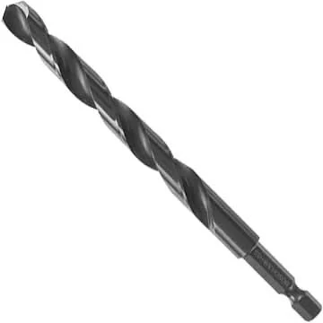 Bosch BL4151IM 6-Piece 3/8 In. Impact Tough Black Oxide Drill Bits
