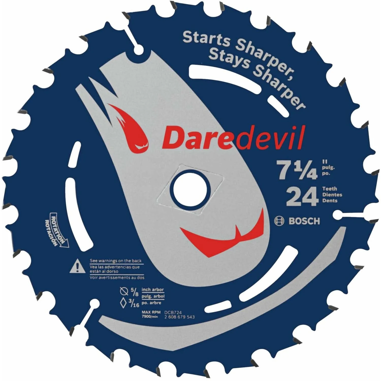 Bosch DCB724C10 7-1/4-Inch X 24T Framing Circular Saw Blade 10-Piece