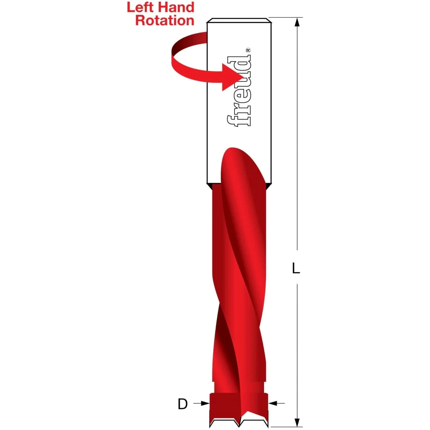 Freud BP93857L 3/8 Brad Point Bit