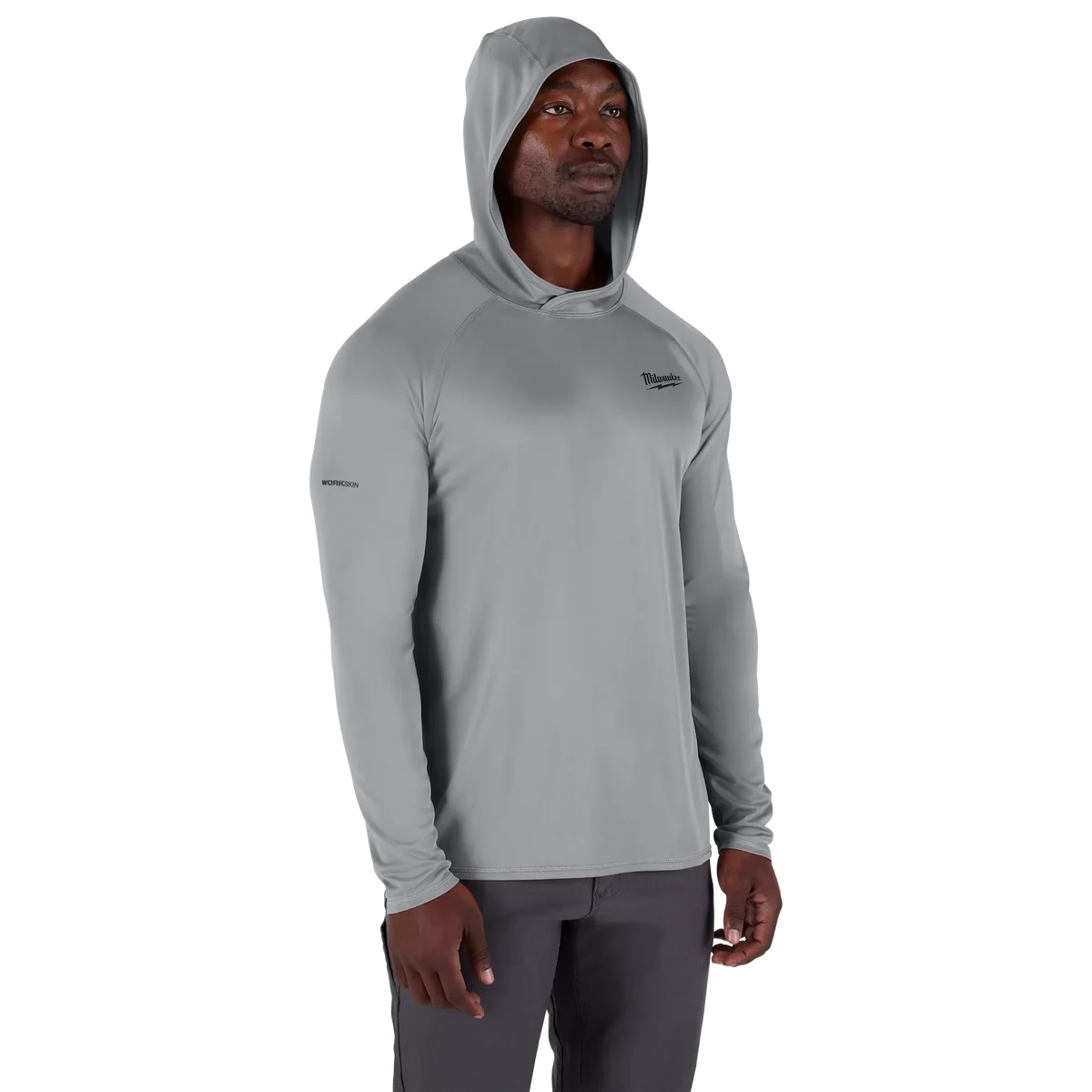 WORKSKIN™ Hooded Sun Shirt - M Gray