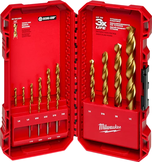 THUNDERBOLT® Titanium Drill Bit Set – 14PC