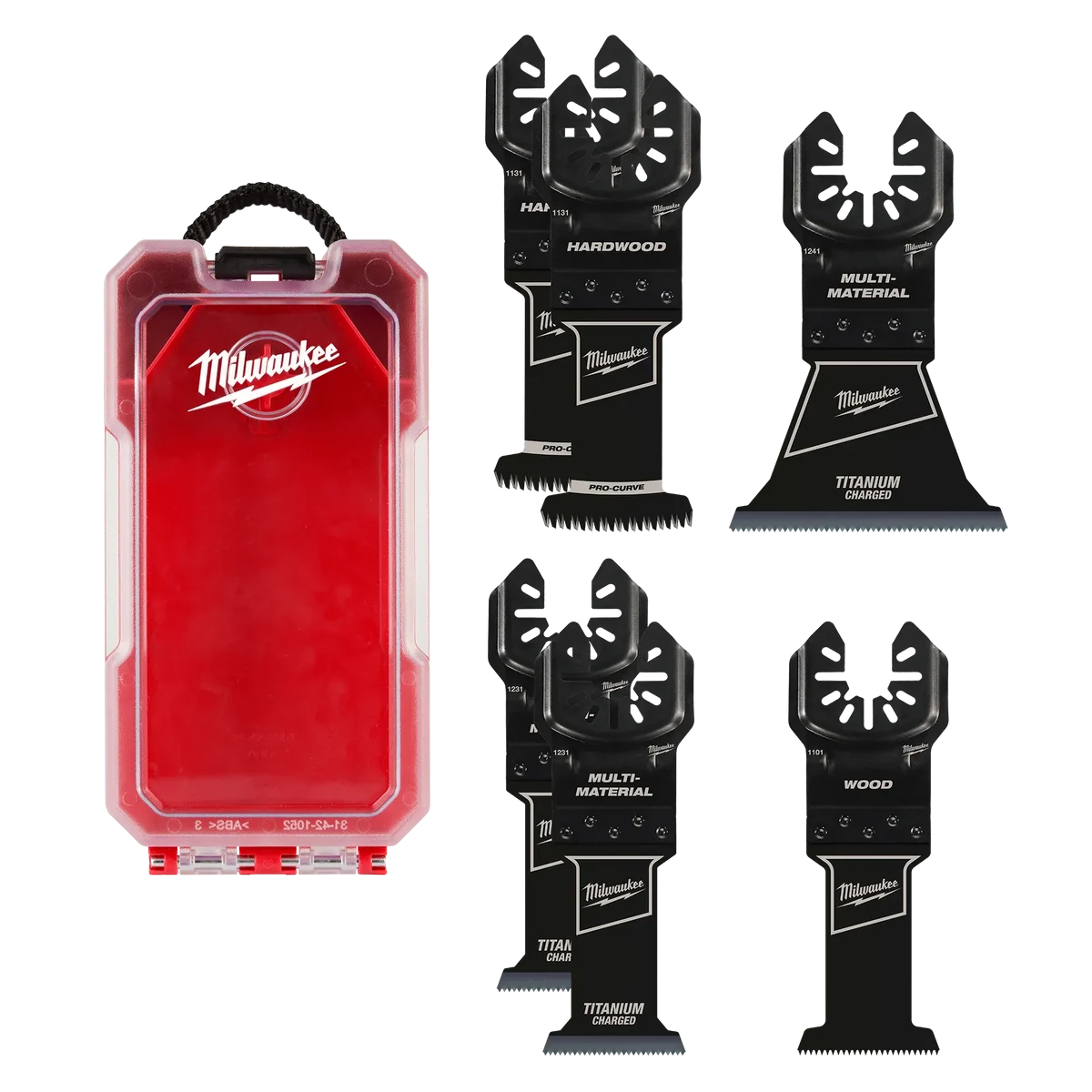 MILWAUKEE OPEN-LOK™ 6PC MULTI-TOOL BLADE KIT