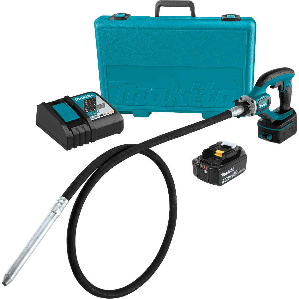 MAKITA 18V LXT® 8' Concrete Vibrator Kit