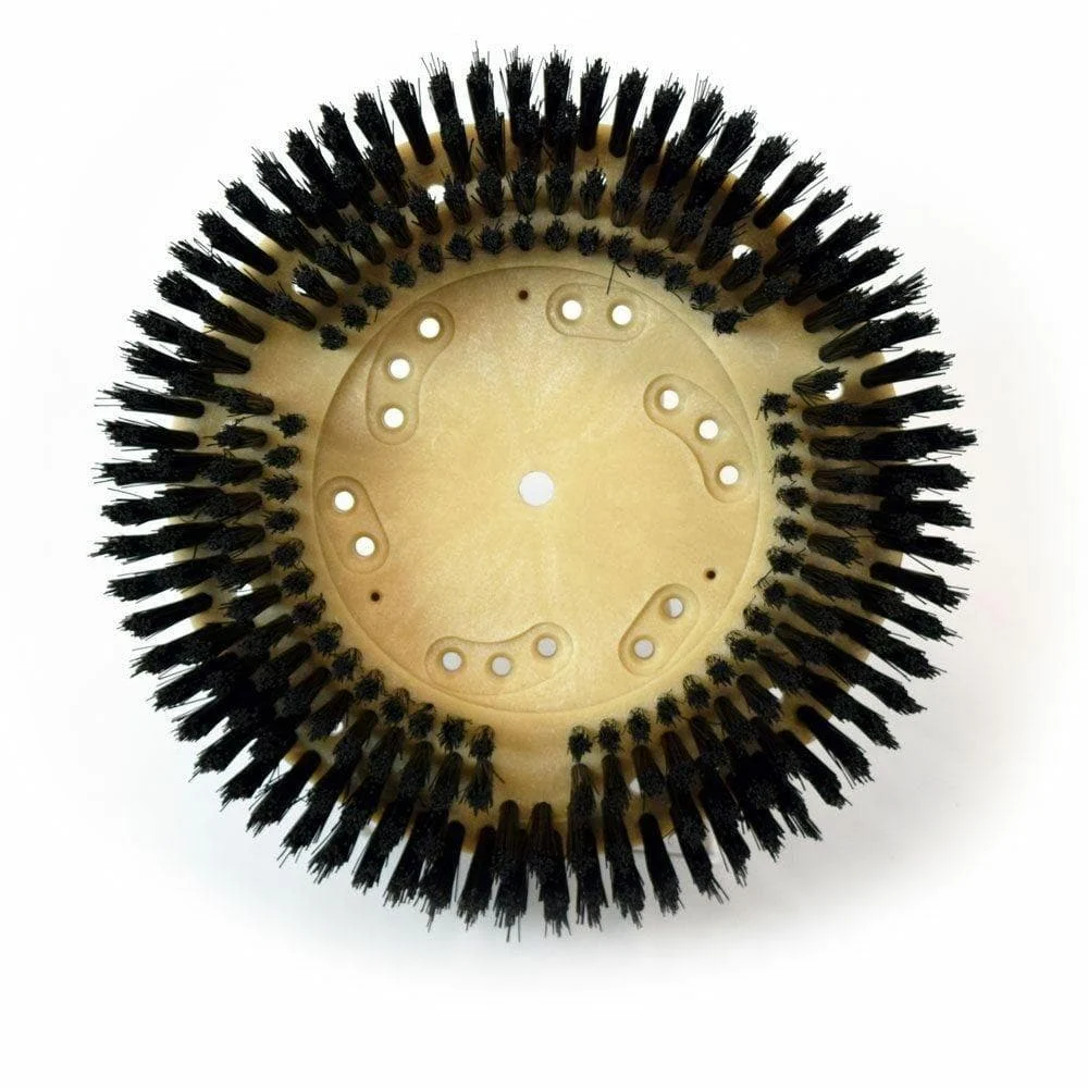Carpet Shampoo Scrub Polypropylene Brush w/ Clutch Plate and Riser