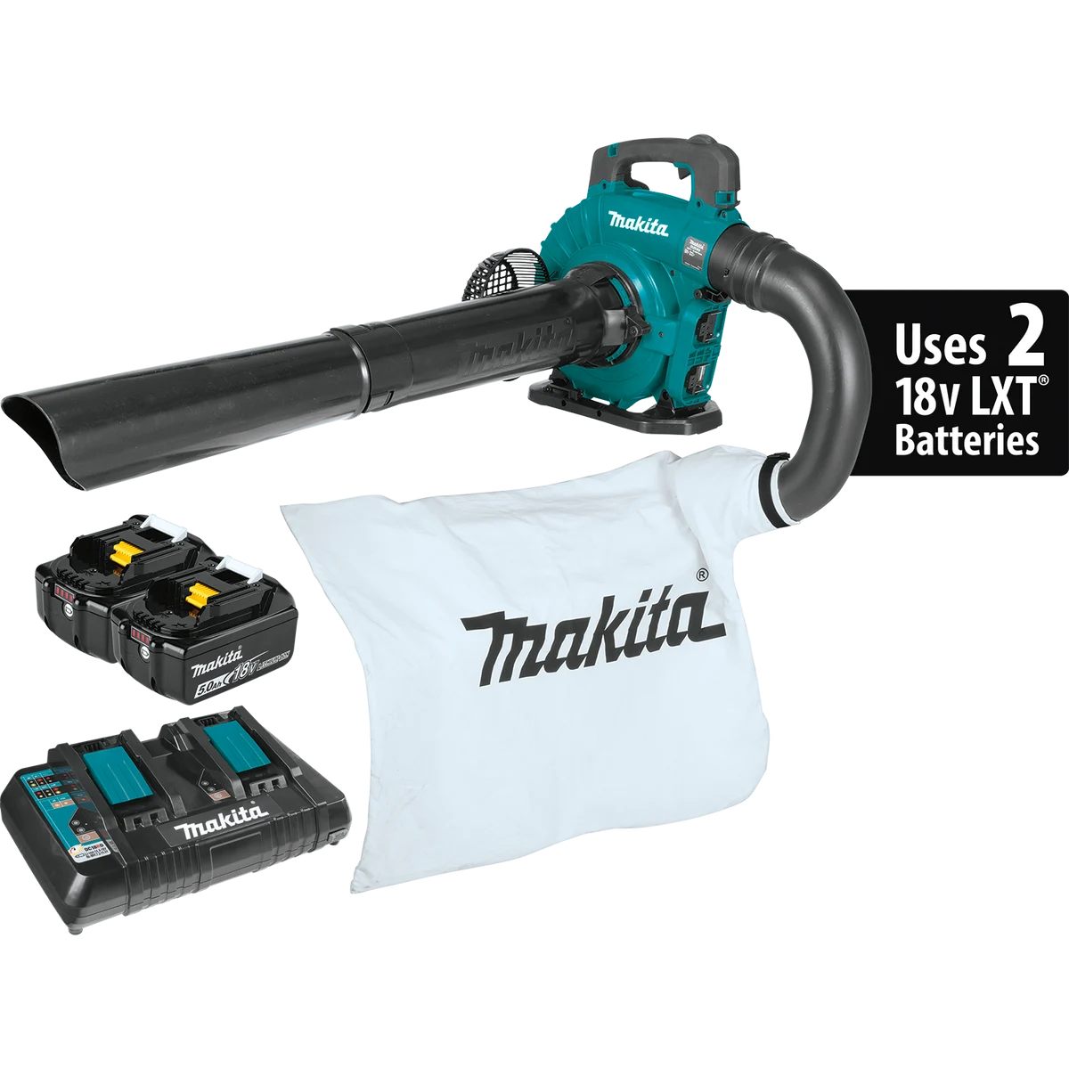 MAKITA 36V (18V X2) LXT® Blower Kit w/ Vacuum Attachment