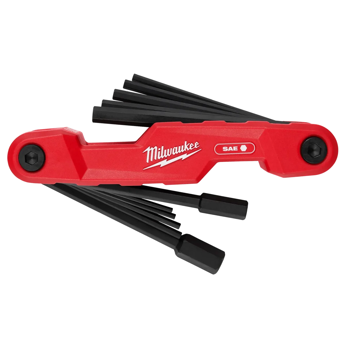 11-Key Electrician's Folding Hex Key Set - SAE