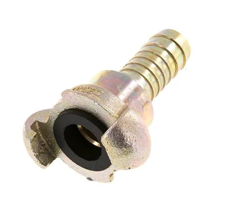 Cast Iron DN 15 DIN 3489 Twist Claw Coupling 19 mm (3/4'') Hose Barb Rotary