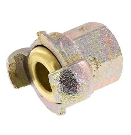 Cast Iron DN 17 DIN 3489 Twist Claw Coupling Rp 3/4'' Female
