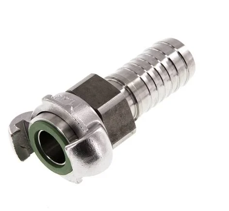 Stainless Steel DN 18 DIN 3238 Twist Claw Coupling 25 mm (1'') Hose Barb