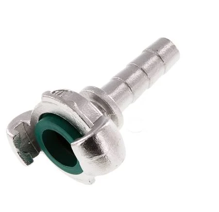 Stainless Steel DN 9 DIN 3489 Twist Claw Coupling 13 mm (1/2'') Hose Barb