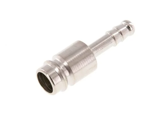 Hardened steel DN 10 Air Coupling Plug 6 mm Hose Pillar