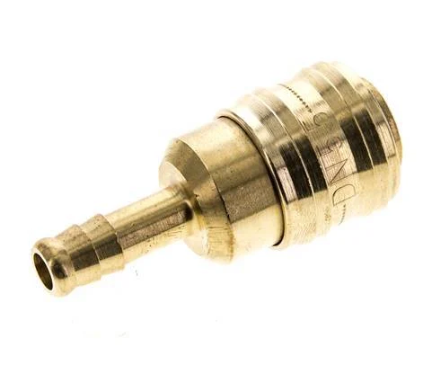 Brass DN 5.5 (Orion) Air Coupling Socket 8 mm Hose Pillar