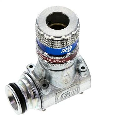 Steel DN 7.6 (7.2 Euro) Safety Air Coupling Socket CEJN Expansion Unit