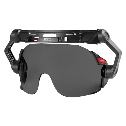 BOLT™ Eye Visor - Tinted Dual Coat Lens (Compatible with Milwaukee® Safety Helmets & Hard Hats)