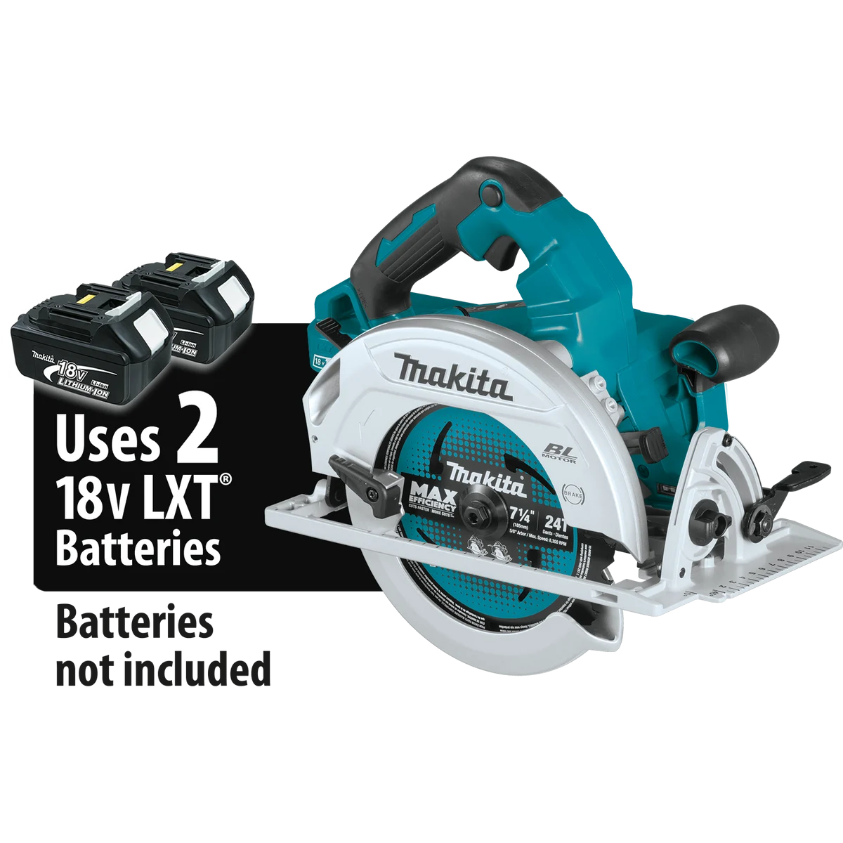 36V (18V X2) LXT® Brushless 7‑1/4” Circular Saw, Tool Only