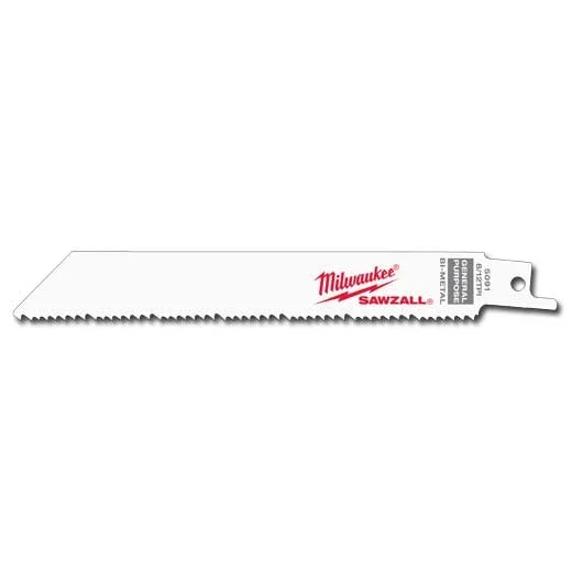 6" 8/12 TPI SAWZALL® Blades (Bulk - 100 Pk)