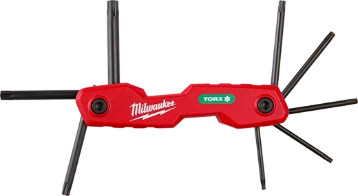 8-Key Folding Hex Key Set - Torx