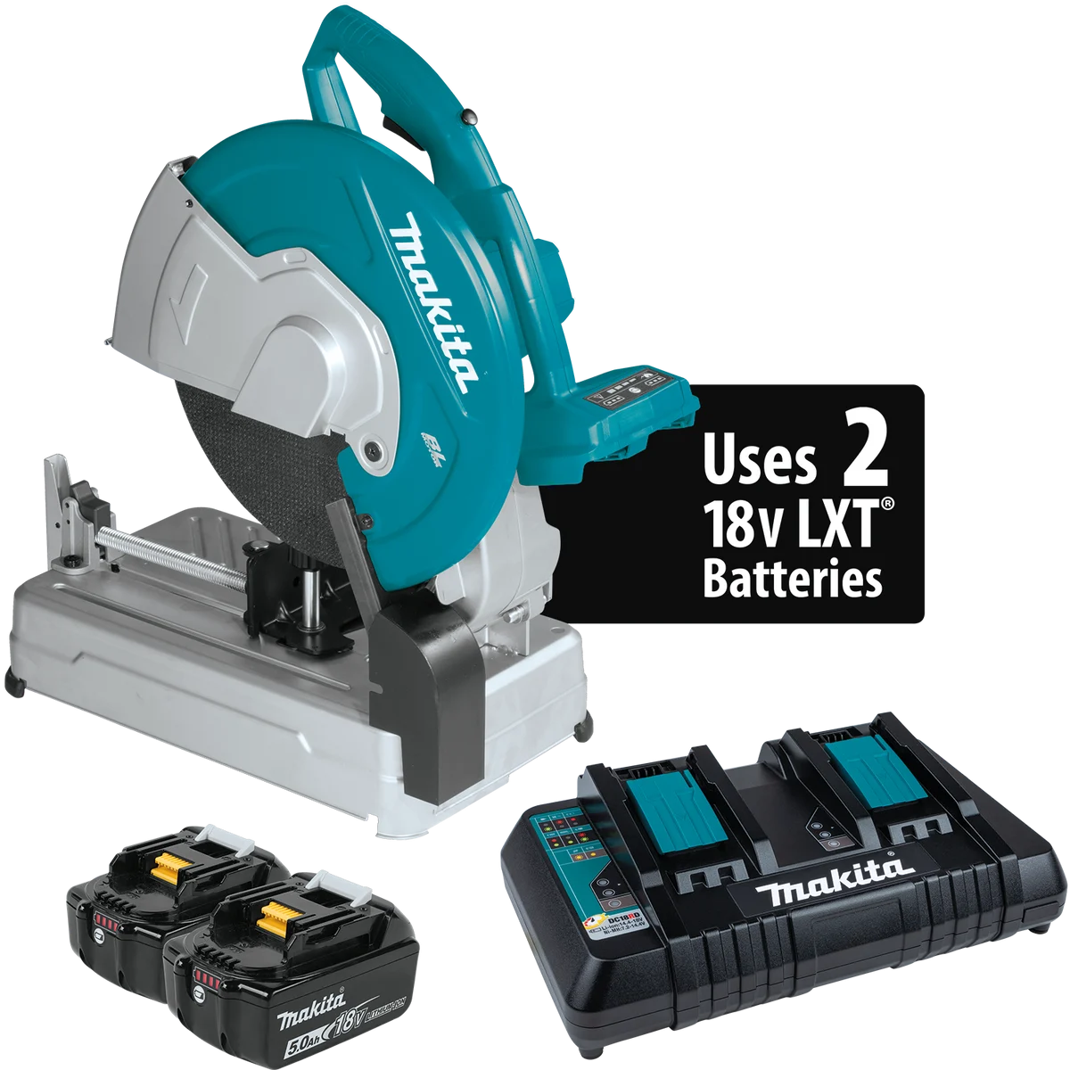 36V (18V X2) LXT® Brushless 14" Cut‑Off Saw Kit (5.0Ah)