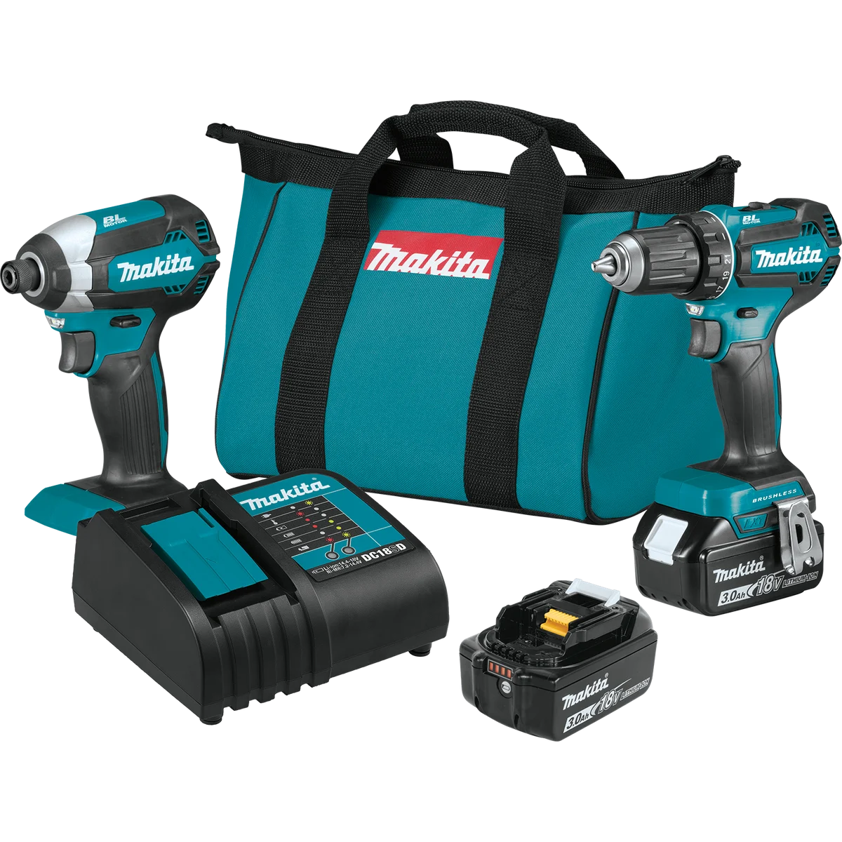 18V LXT® Lithium‑Ion Brushless Cordless 2‑Pc. Combo Kit (3.0Ah)