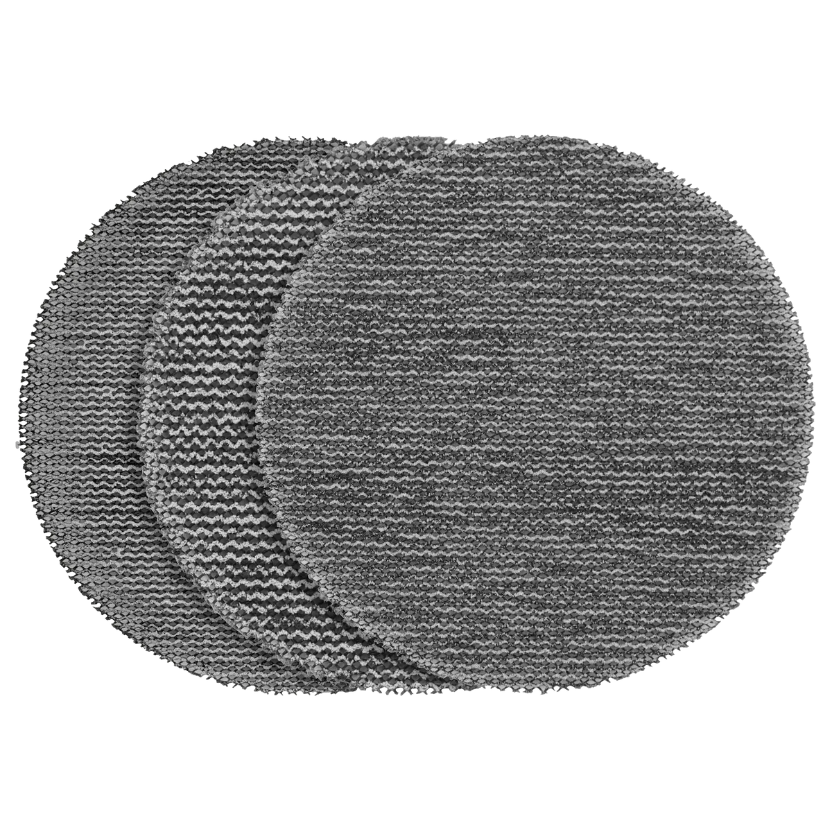 3” Assorted 80, 120, 180 Grit Mesh Sanding Discs with POWERGRID™ Tear Resistant Mesh – 12 pk + Pad Saver