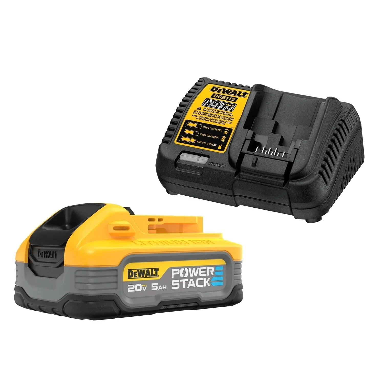 DeWalt DCBP520C 20V MAX POWERSTACK 5.0Ah Starter Kit