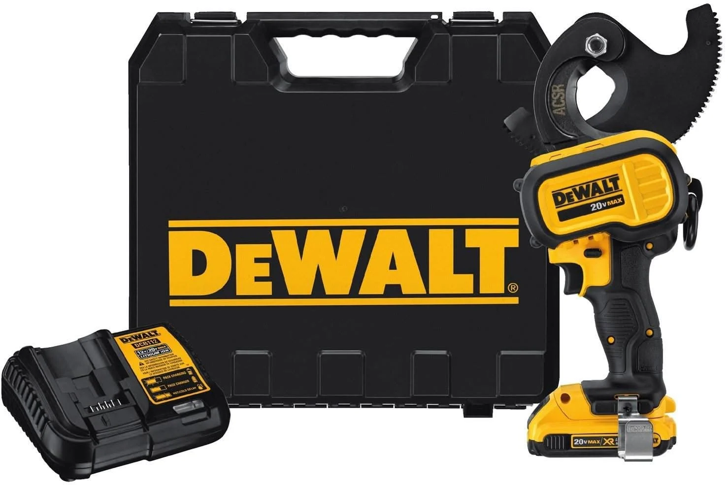 DeWalt DCE155D1 20V Max Cordless ACSR Cable Cutting Tool Kit