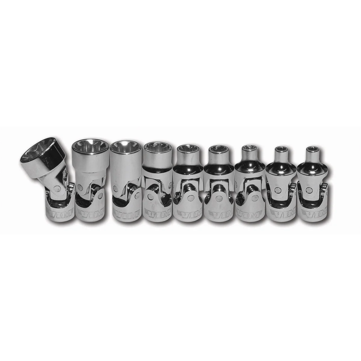 Durston Manufacturing Co UJET400 Universal Joint E-Torx 1/4 in. Drive Set- 9 Pie