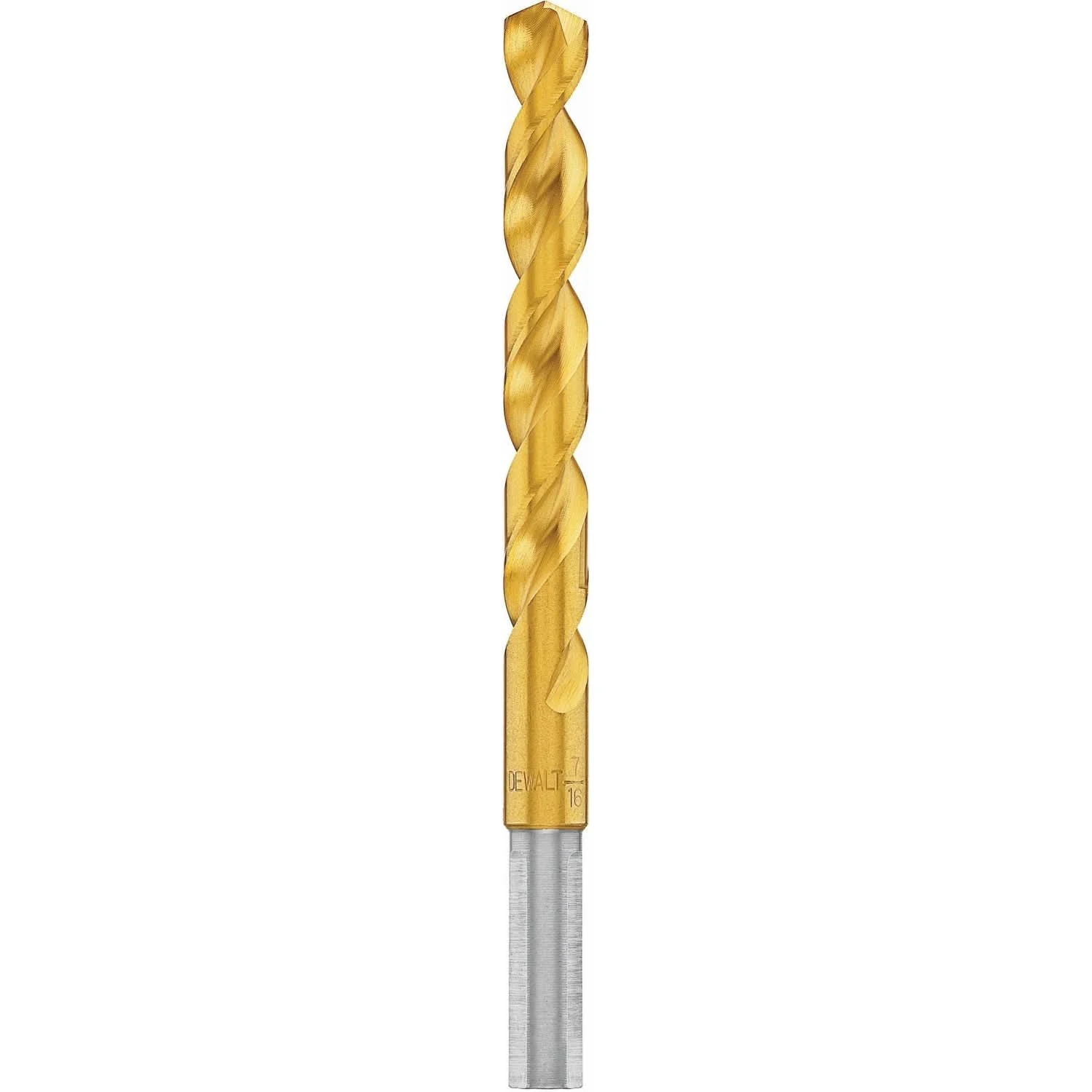 DeWalt DW1328 7/16" Titanium Nitride Coating Speed Tip Drill Bit
