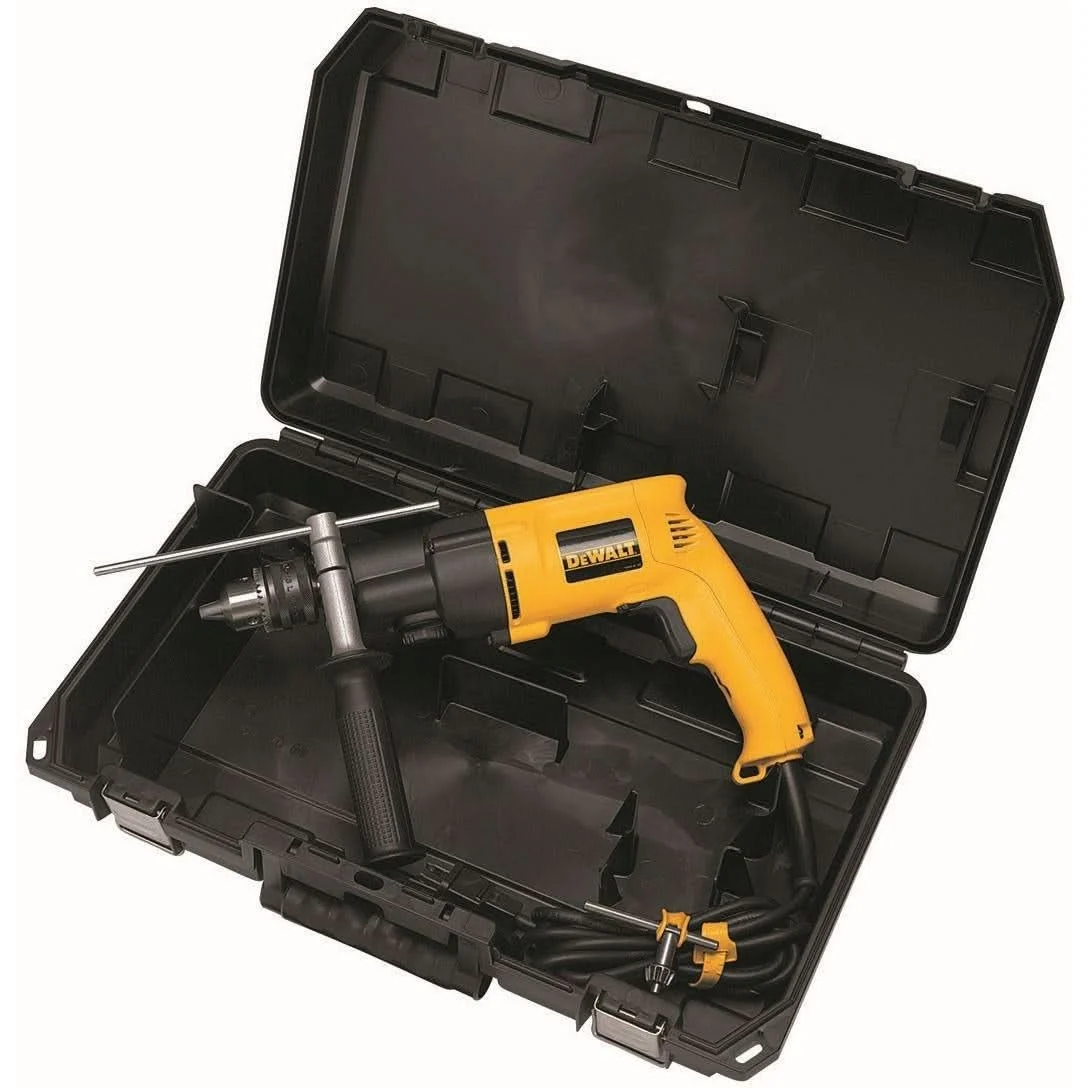 DeWalt DW505K Corded 1/2" (13mm) VSR  Dual Range Hammerdrill Kit