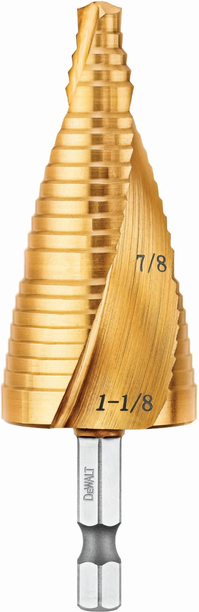 Dewalt DWA1789IR 7/8", 1-1/8" IMPACT READY Step Drill Bit