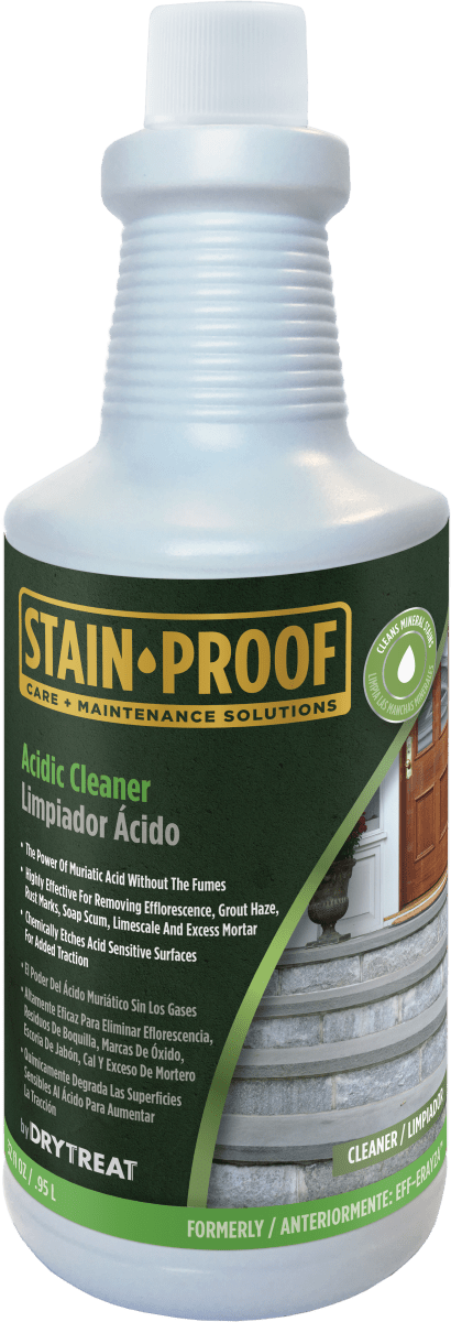 Dry-Treat Stain-Proof Eff Erayza Safe Acid Cleaner