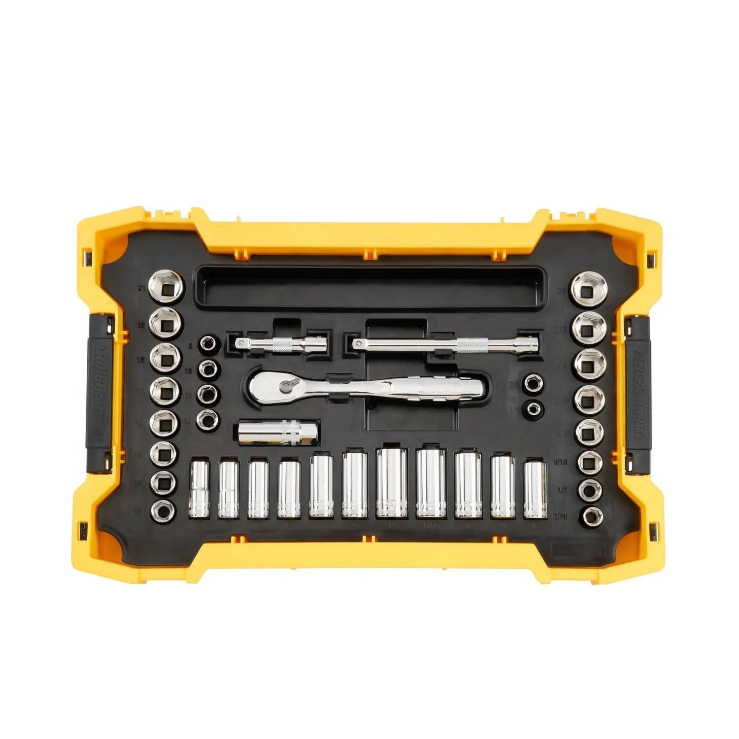 DeWalt DWMT45400 37-Piece 3/8 in. Drive Socket Set w/ ToughSystem 2.0 Tray