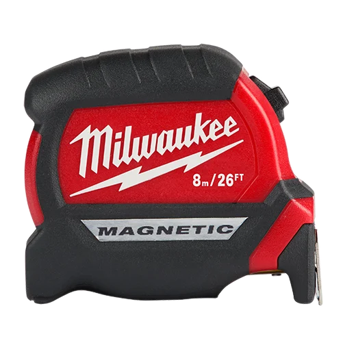 8m/26ft Compact Wide Blade Magnetic Tape Measure