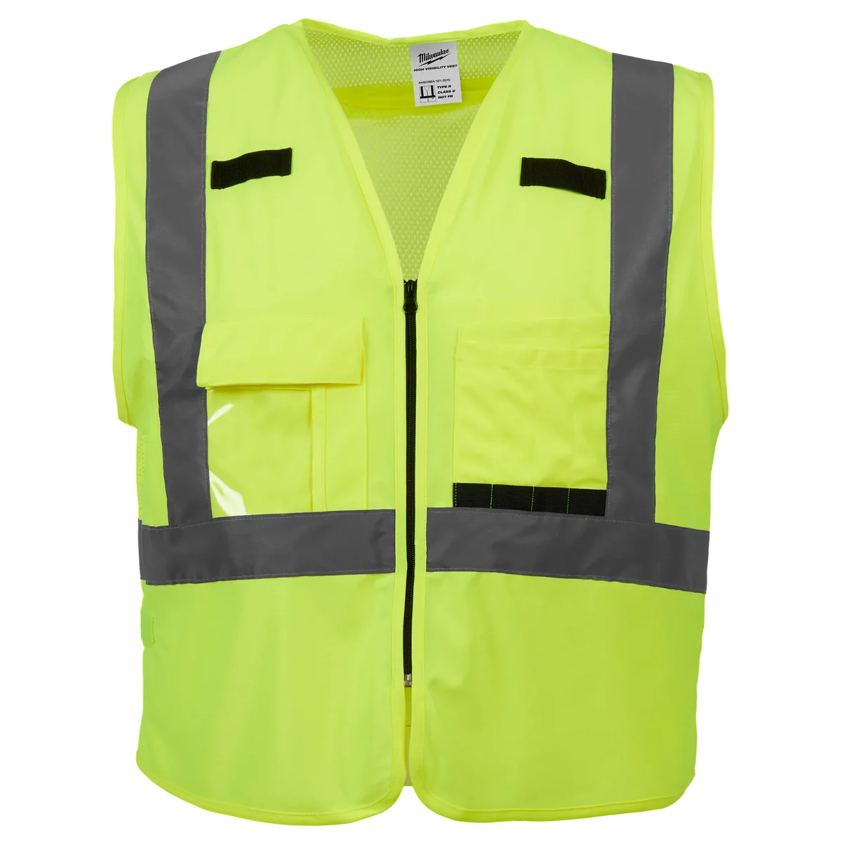 Class 2 High Visibility Yellow Safety Vest - 4XL/5XL
