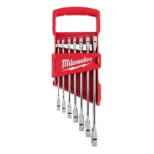 7pc Ratcheting Combination Wrench Set - SAE