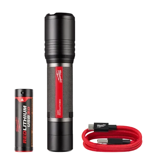 REDLITHIUM™ USB 2,000L SLIDE FOCUS FLASHLIGHT