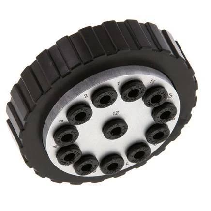 POM Multi-coupling Plug 12x4 mm Push-in Connections Vacuum