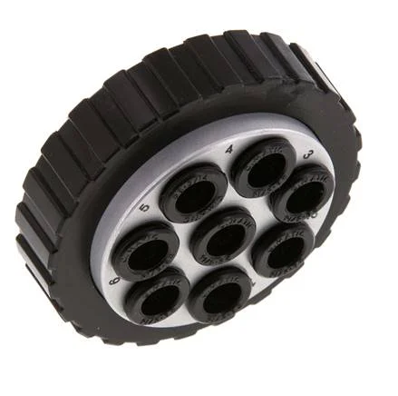 POM Multi-coupling Plug 8x8 mm Push-in Connections Vacuum