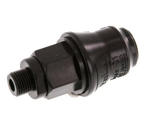 POM DN 5 Coupling Socket G 1/8 inch Male Threads
