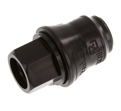 POM DN 5 Coupling Socket G 1/4 inch Female Threads