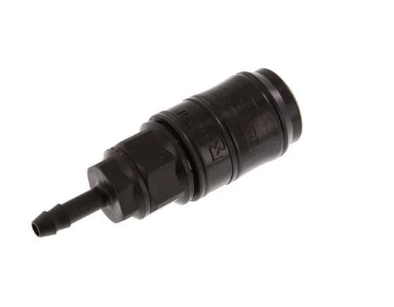 POM DN 7.2 Coupling Socket 6 mm Hose Pillar