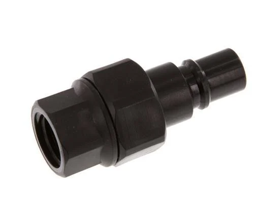 POM DN 7.2 Coupling Plug G 1/4 inch Female Threads Double Shut-Off