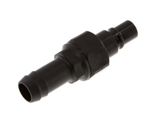 POM DN 7.2 Coupling Plug 13 mm Hose Pillar Double Shut-Off