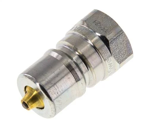 Steel DN 10 Hydraulic Coupling Plug G 3/8 inch Female Threads Pressure Eliminator ISO 7241-1 B D 19.1mm