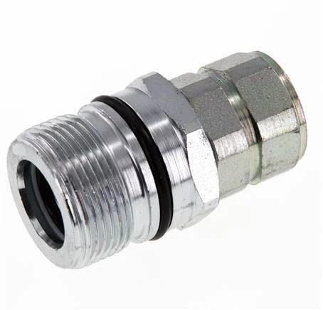 Steel DN 12.5 Hydraulic Coupling Socket G 1/2 inch Female Threads ISO 14541 D M36 x 2