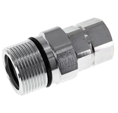 Steel DN 25 Hydraulic Coupling Socket G 3/4 inch Female Threads D M48 x 3