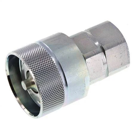Steel DN 25 Hydraulic Coupling Plug G 1 inch Female Threads D M48 x 3