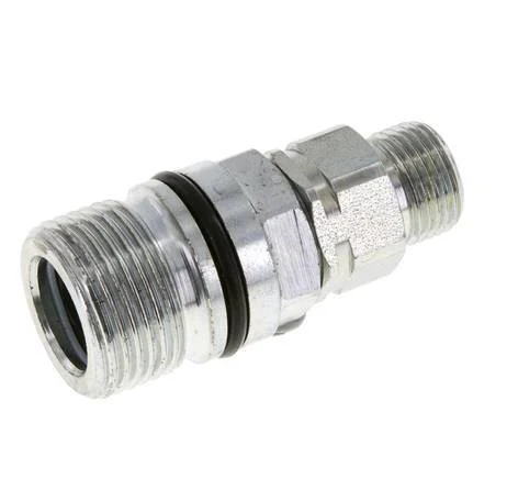 Steel DN 10 Hydraulic Coupling Socket 10 mm S Compression Ring ISO 14541/8434-1 D M28 x 2
