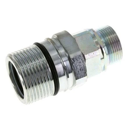 Steel DN 25 Hydraulic Coupling Socket 25 mm S Compression Ring ISO 8434-1 D M48 x 3