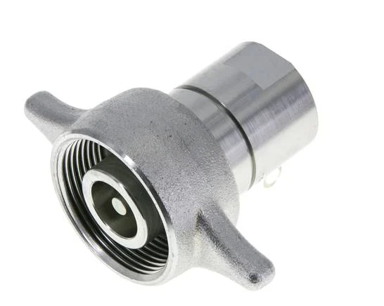 Steel EDBRO Screw Couplings G 1 inch Female Threads Loose Half D 54 mm
